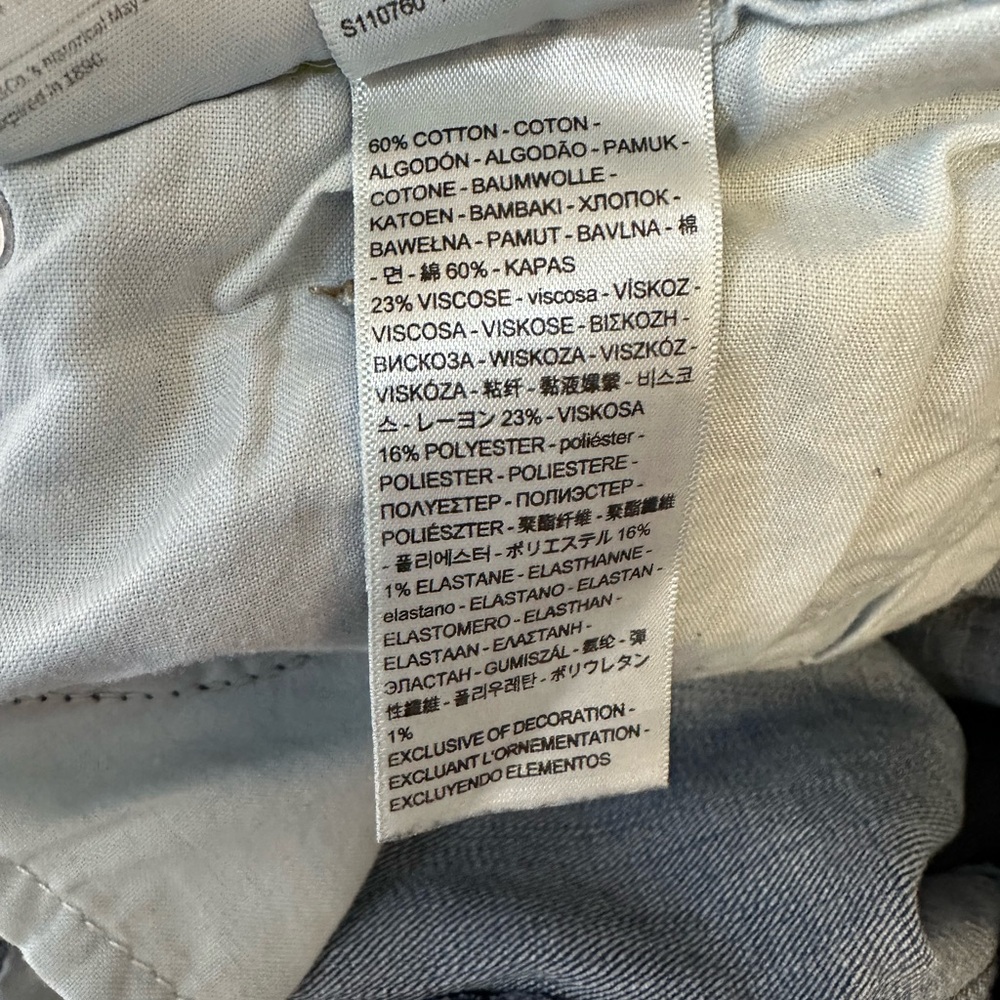 Levis classic straight leg jeans 32 - Picture 9 of 10